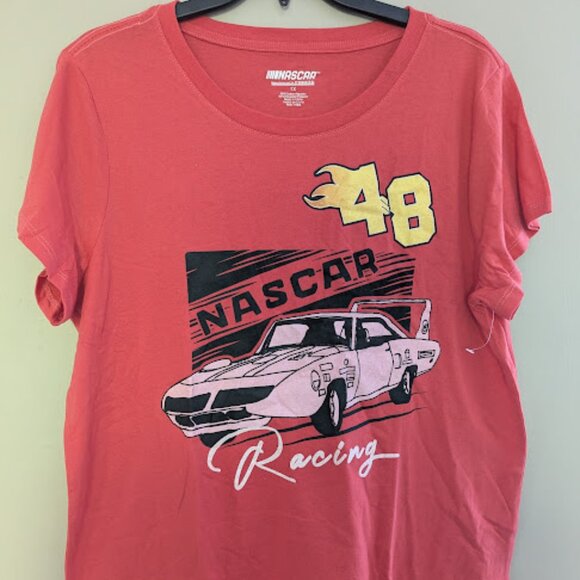 NASCAR Racing 1X Plus Size Womens Crew Neck Short Sleeve T Shirt - Picture 1 of 4